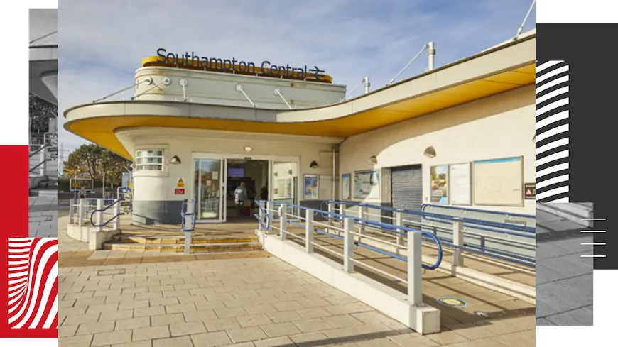 External shot of Southampton Central train station