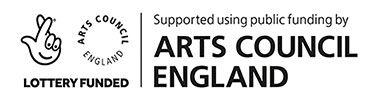 Supported by Arts Council England logo