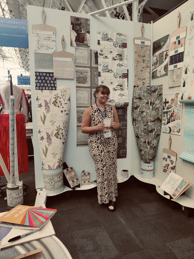 Picture of Elena at New Designers 