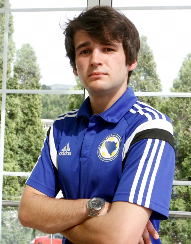 Football studies student, Ejdin Djonlic
