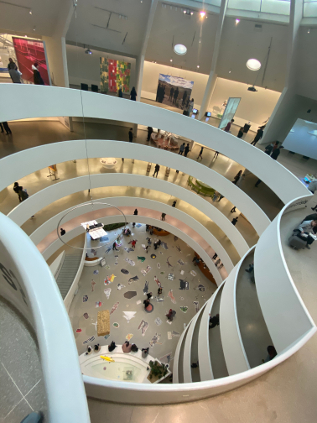 Inside the Guggenheim museum