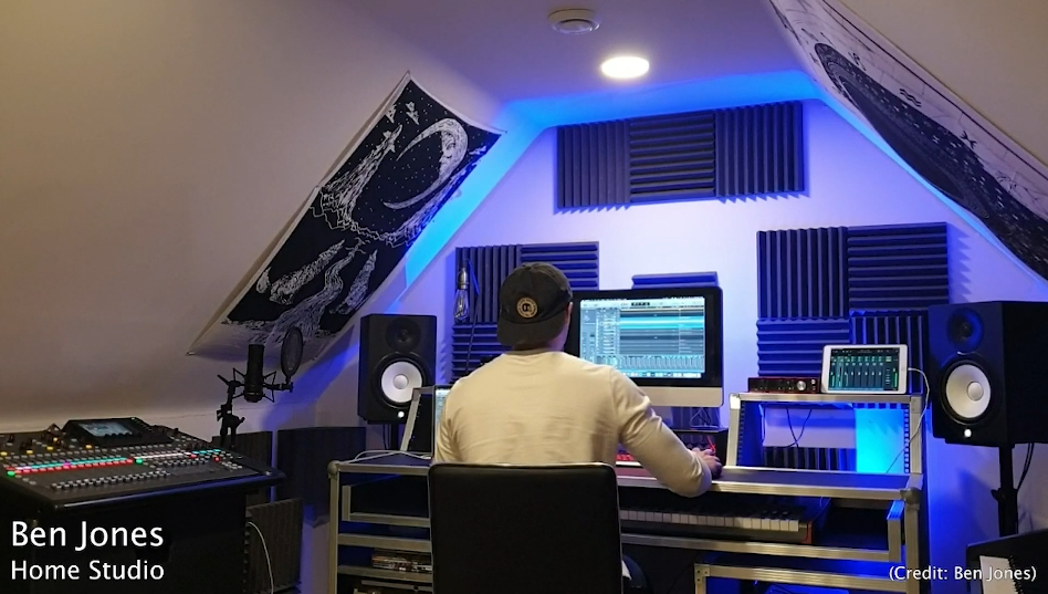 Image of Ben Jones music studio