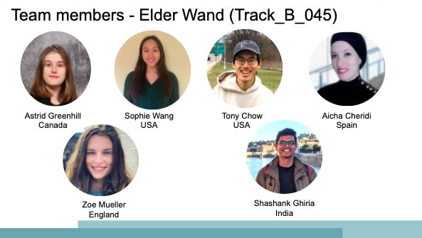 Picture of members of the Elder Wand team, 6 people featured 