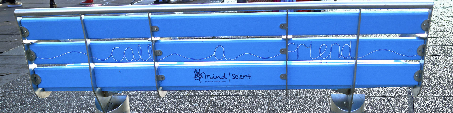 Jojo's bench on Southampton high-street