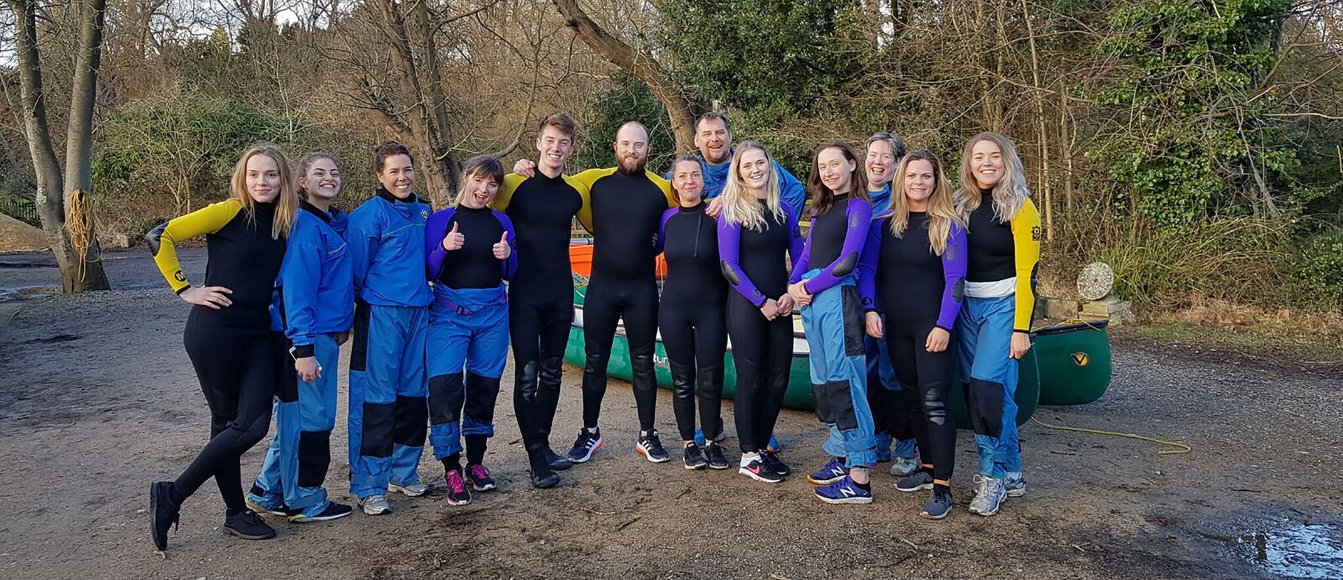 Everyone at the team building day