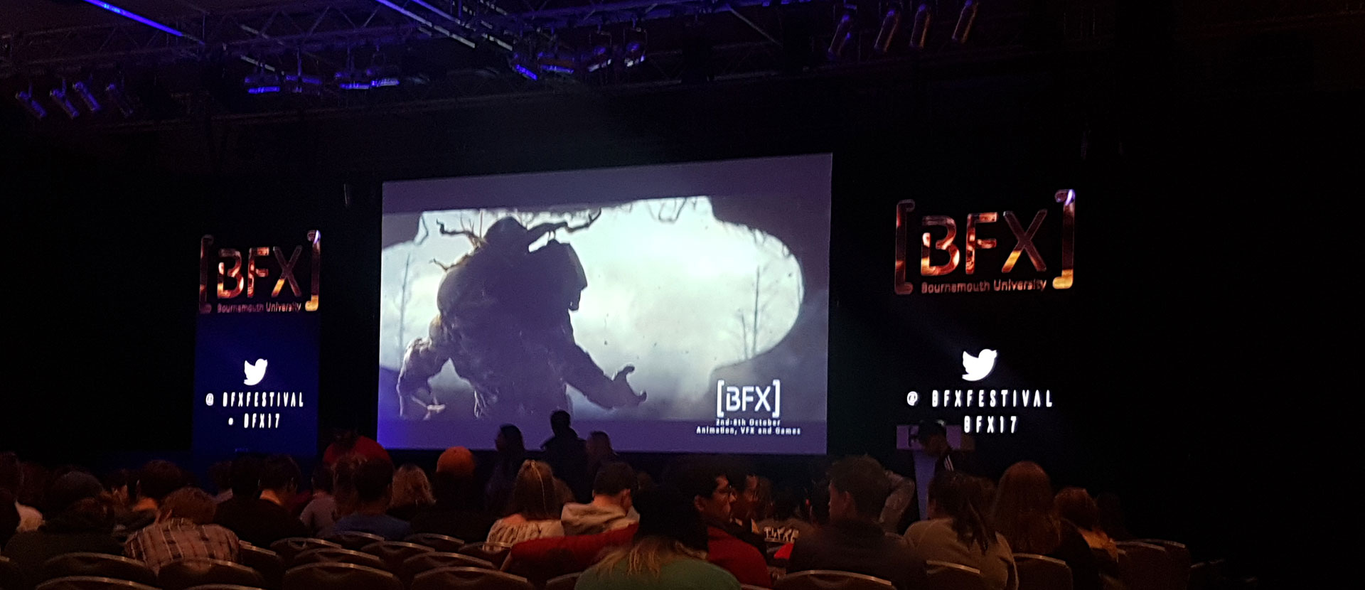 One of the presentations at the BFX Festival