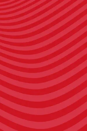 Wave motif on a red background