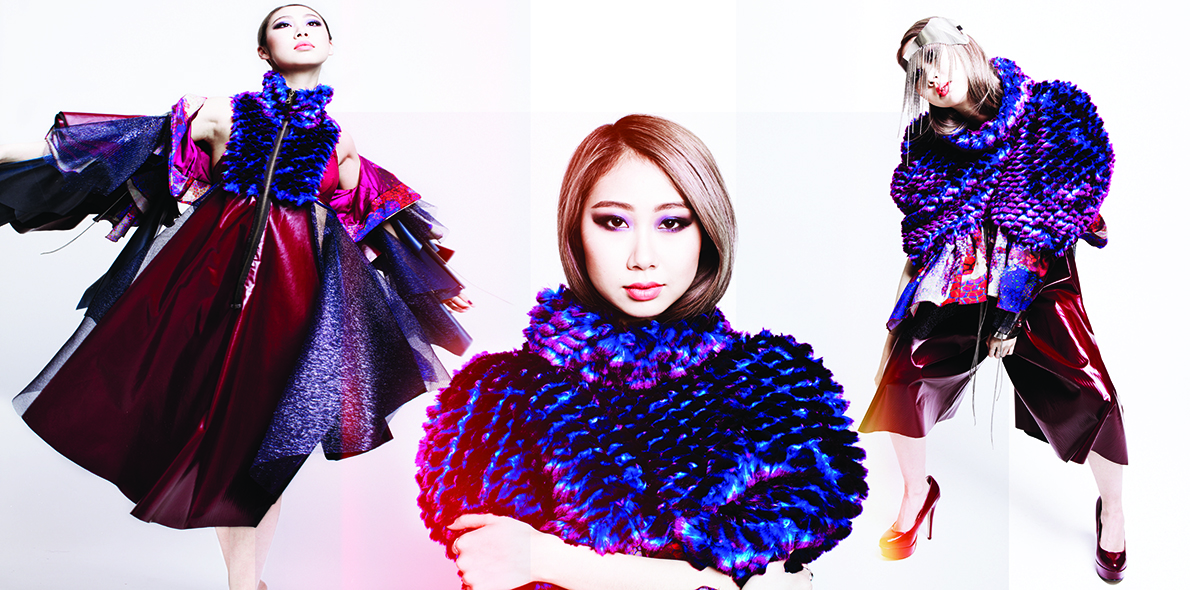 Some of fashion student, Charlotte Stevens' collection for her final major project