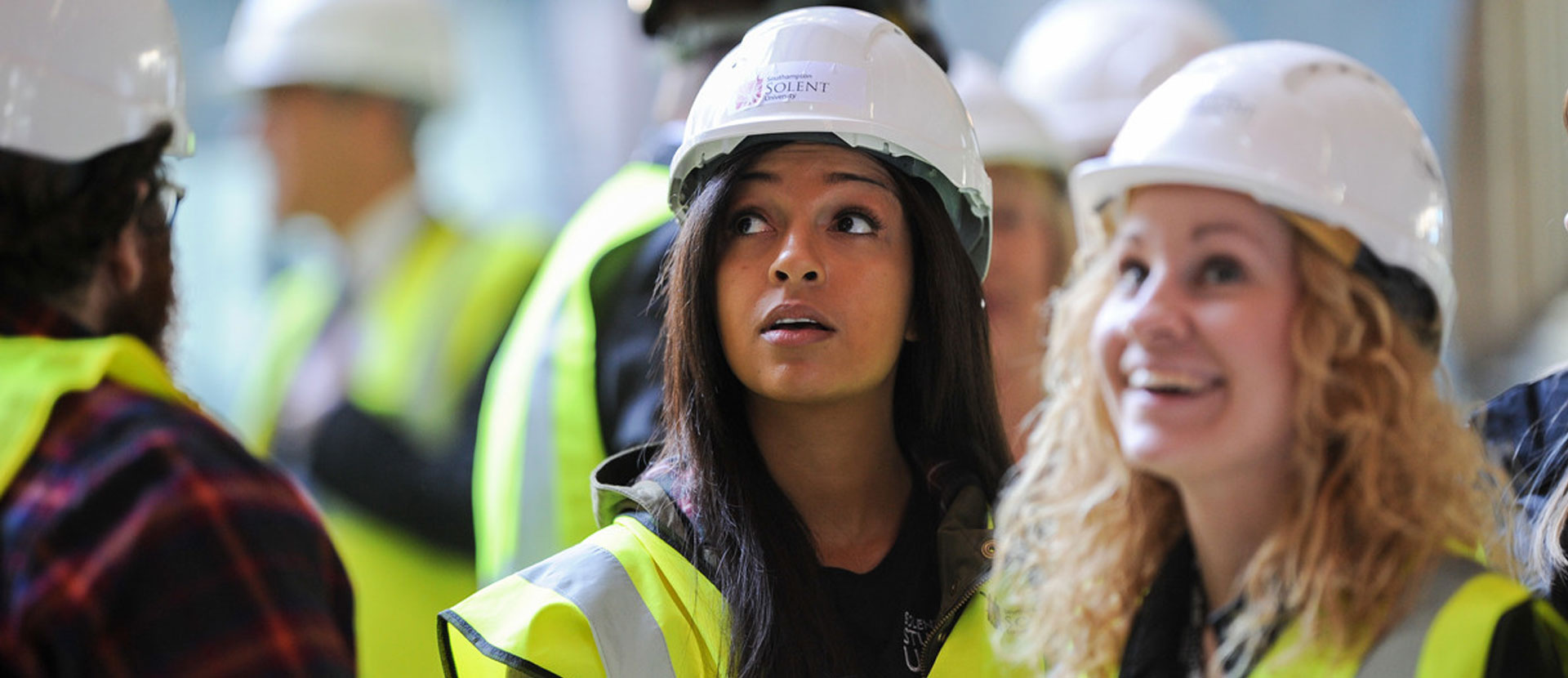Solent's construction students on site
