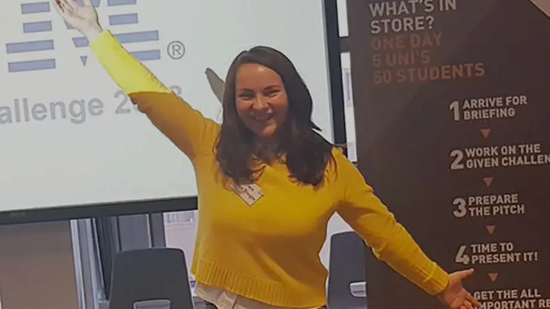 Cezara Denise Tineghe at the Dynamo Challenge