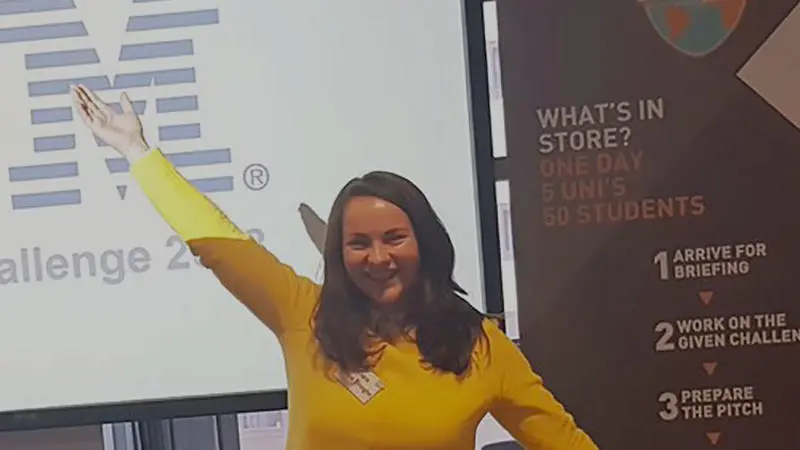 Cezara Denise Tineghe at the Dynamo Challenge