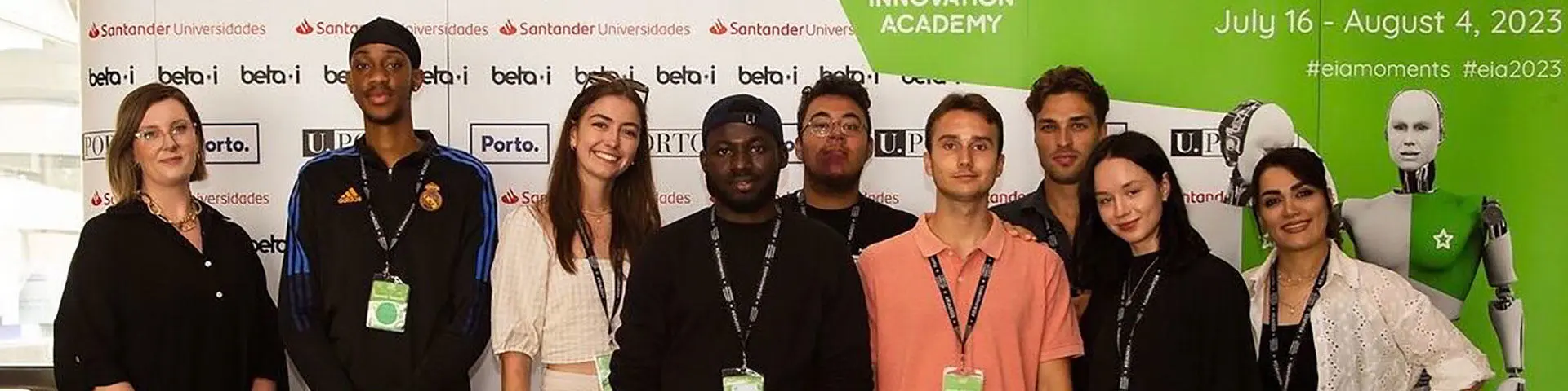 The winning team from Solent University