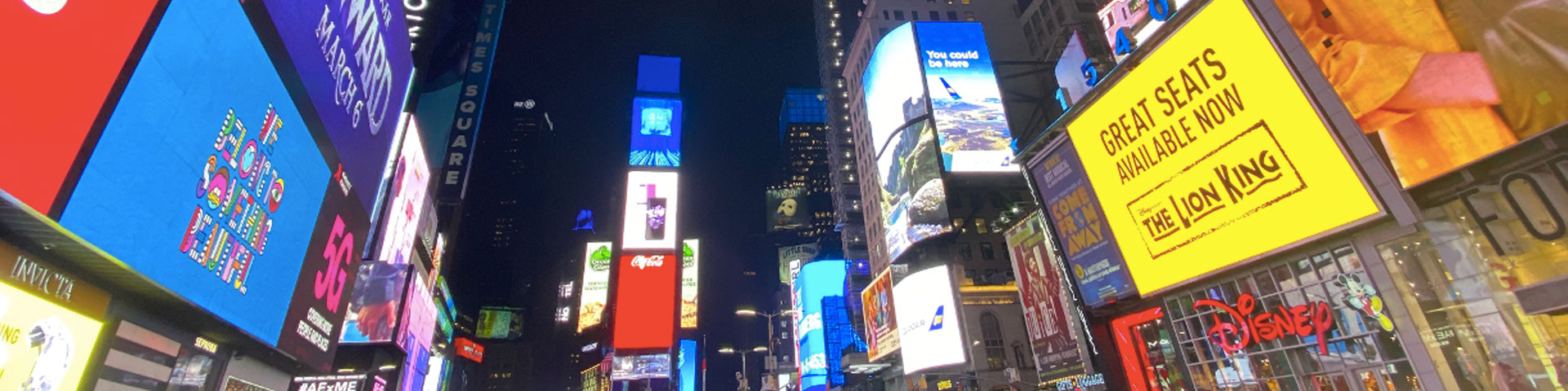 Times Square at night