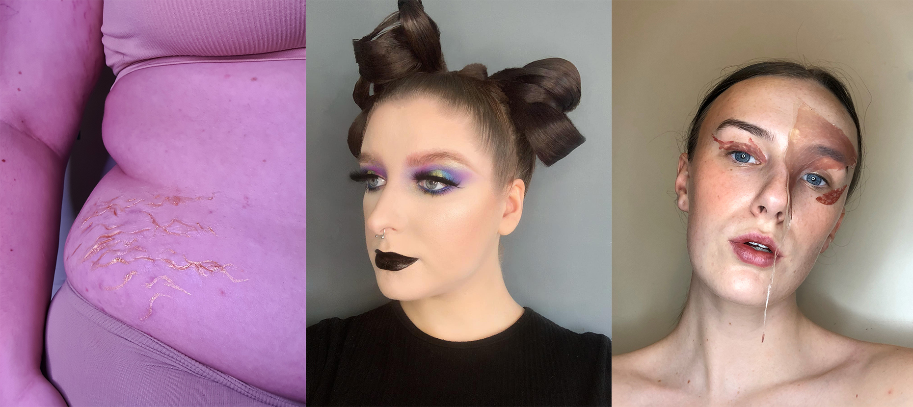 Image shows montage of winning looks created in Front 2021