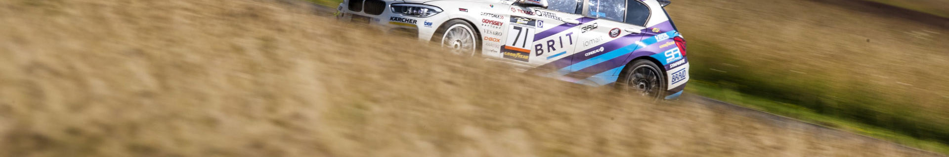 Picture shows a Team Brit racing car
