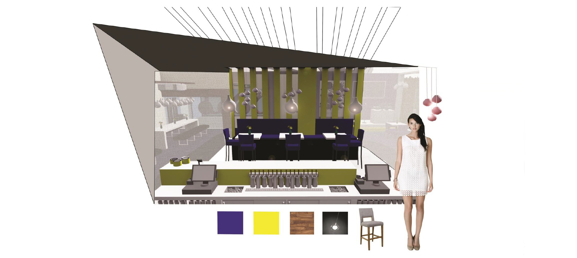 A design by interior design graduate, Hannah Soulsby