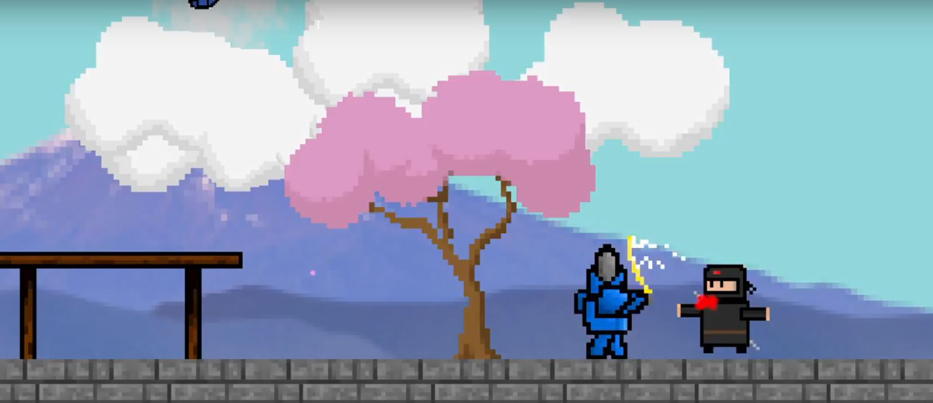 Screenshot from Jack Isaacs' PS4 game, The Last Samurai
