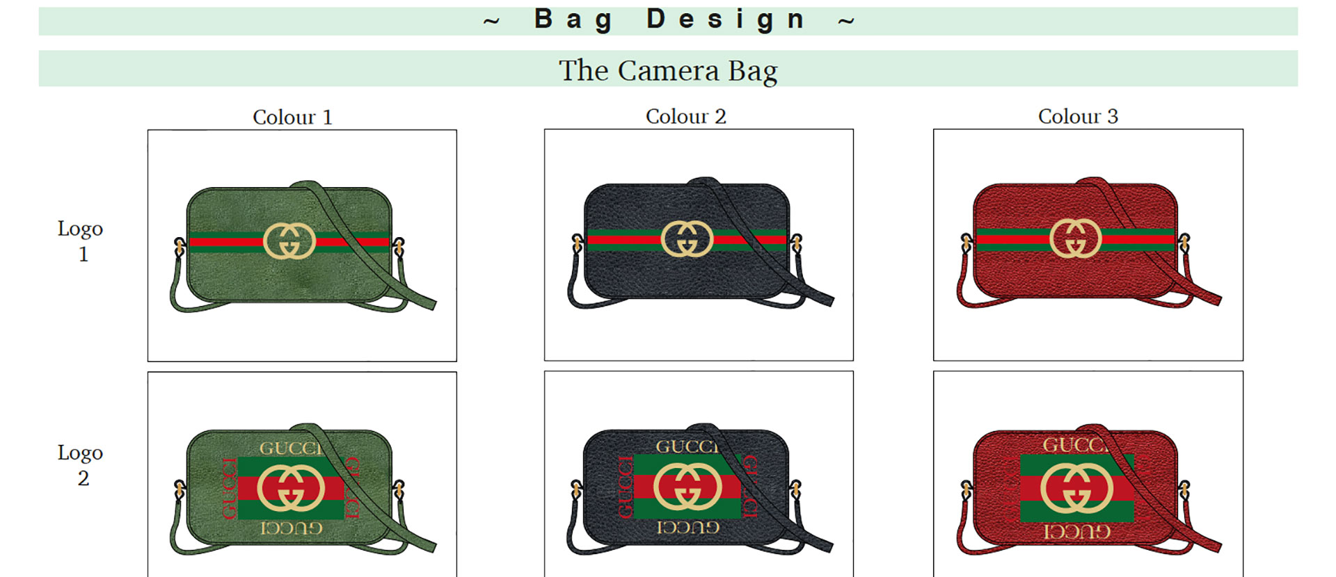 Jade Thorpe's leather alternative designs for Gucci