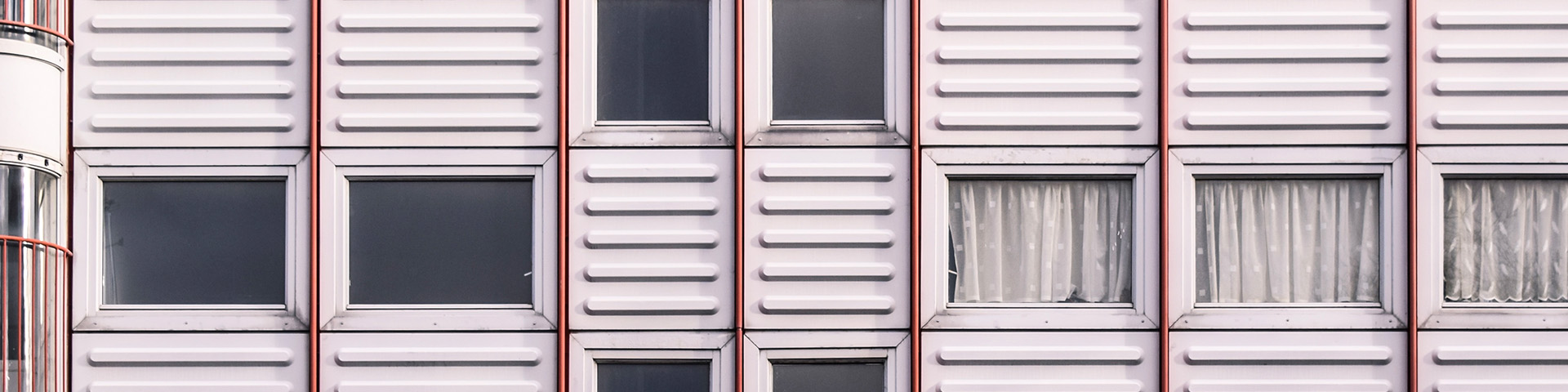 Image shows tower block photography by James Tudge
