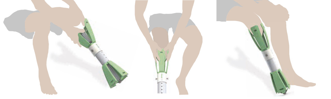 Picture of Lewis Sewell's prosthetic leg design