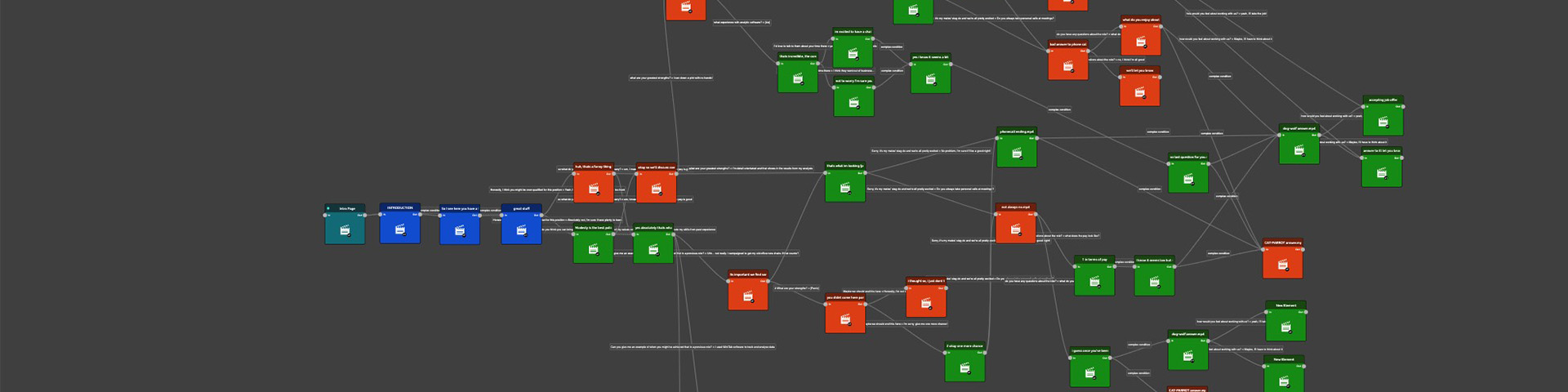 Image shows interactive storyformer