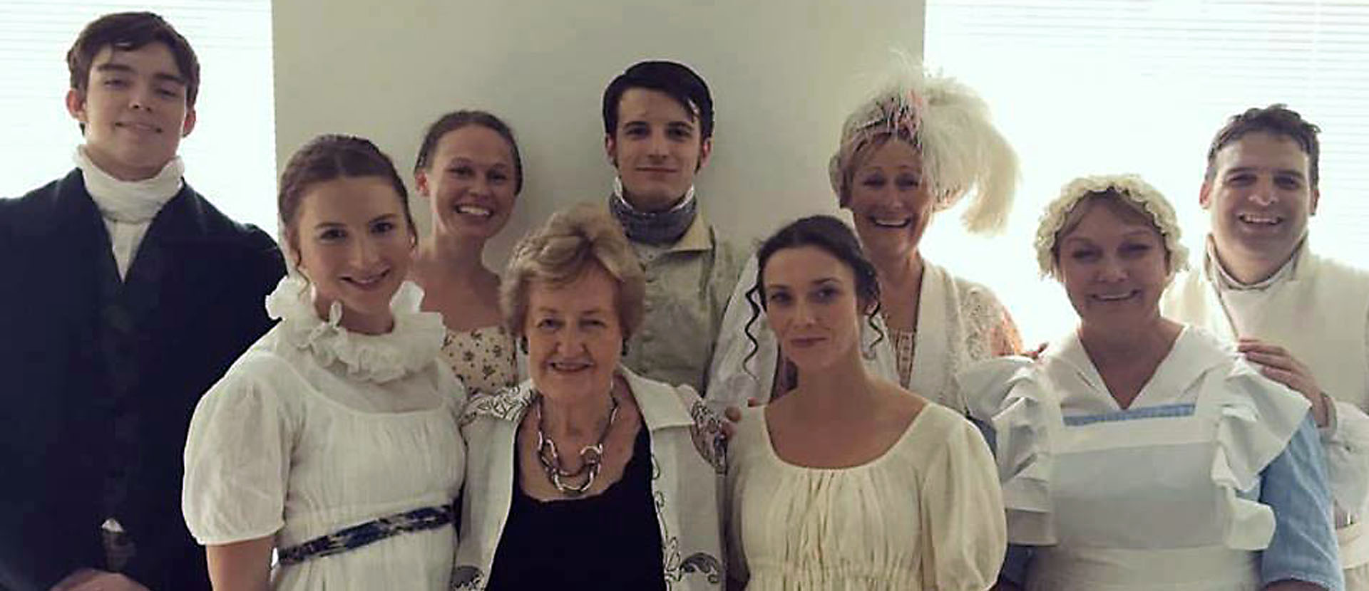 The Meeting Miss Austen cast with Maggie Tarver