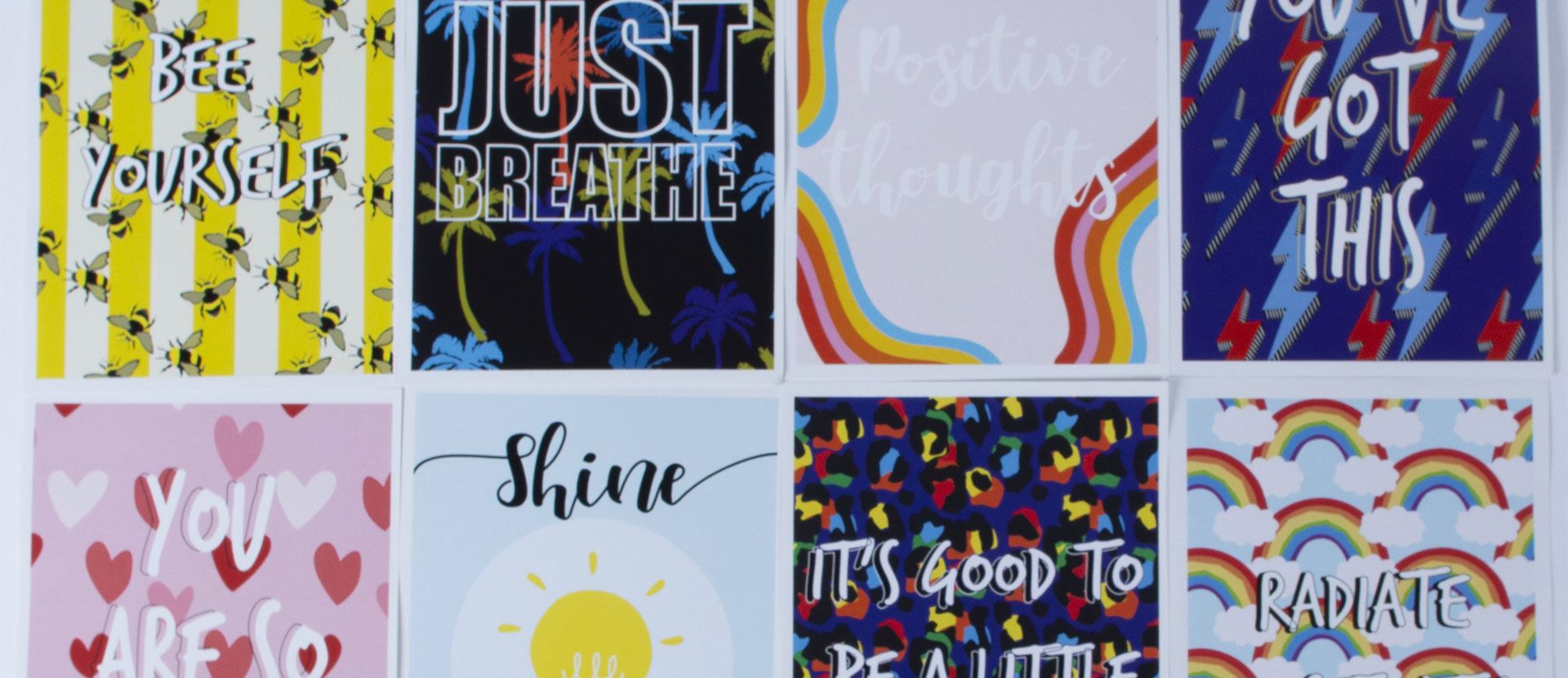 A collection of posters from BA (Hons) Fashion Graphics student, Millie Arfman's final project
