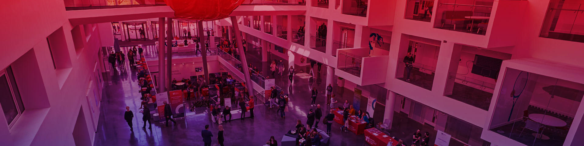 The Spark atrium and The Pod at Solent University