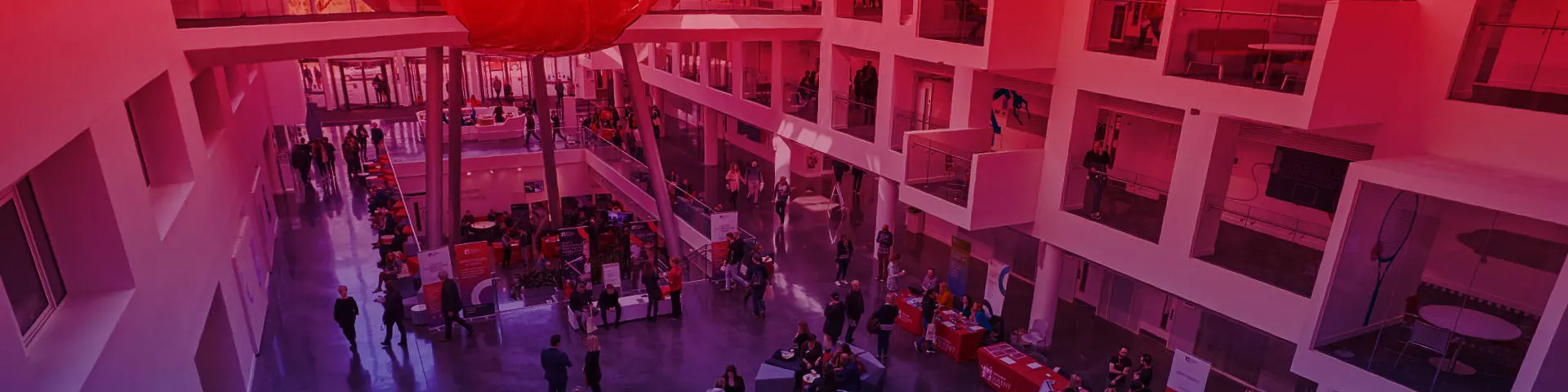 The Spark atrium and The Pod at Solent University