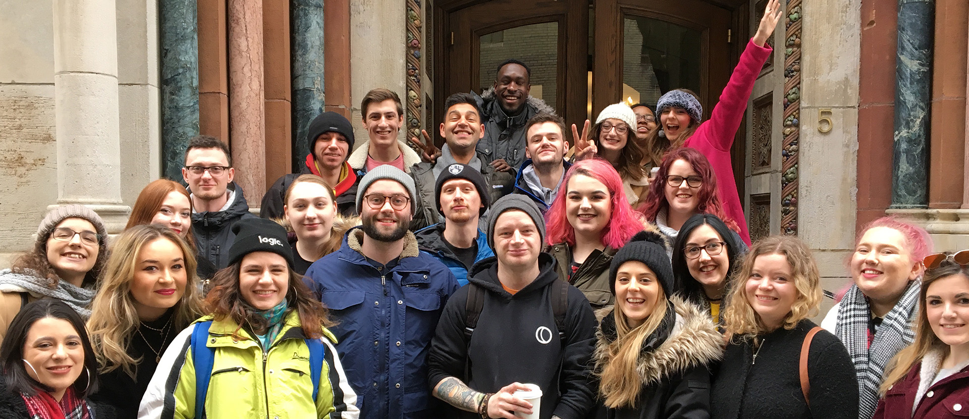 Solent music and journalism students in New York