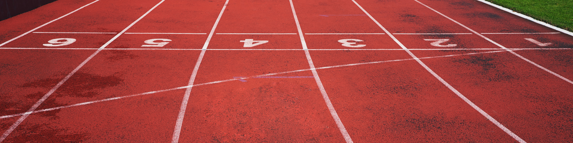 image of race track in athletic sports stadium