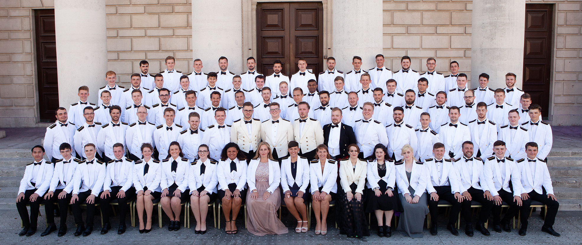 Cadets at the passing out ceremony