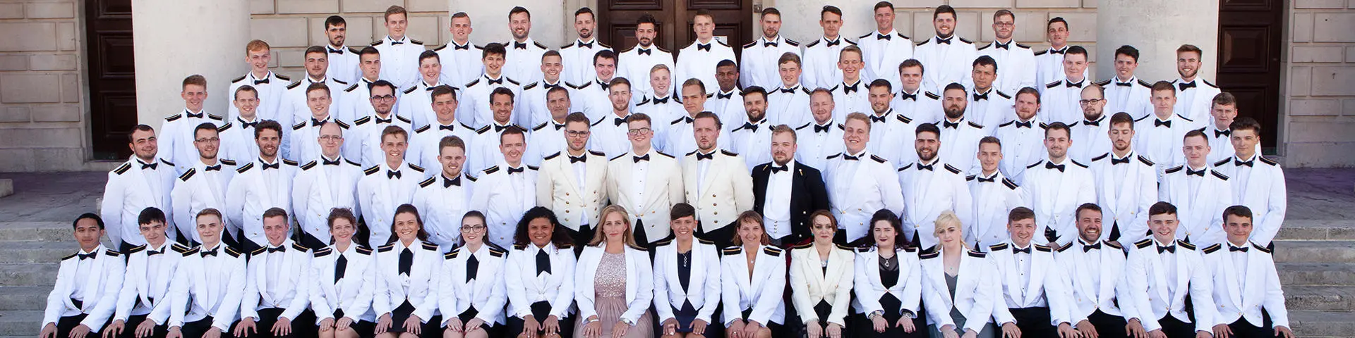 Cadets at the passing out ceremony
