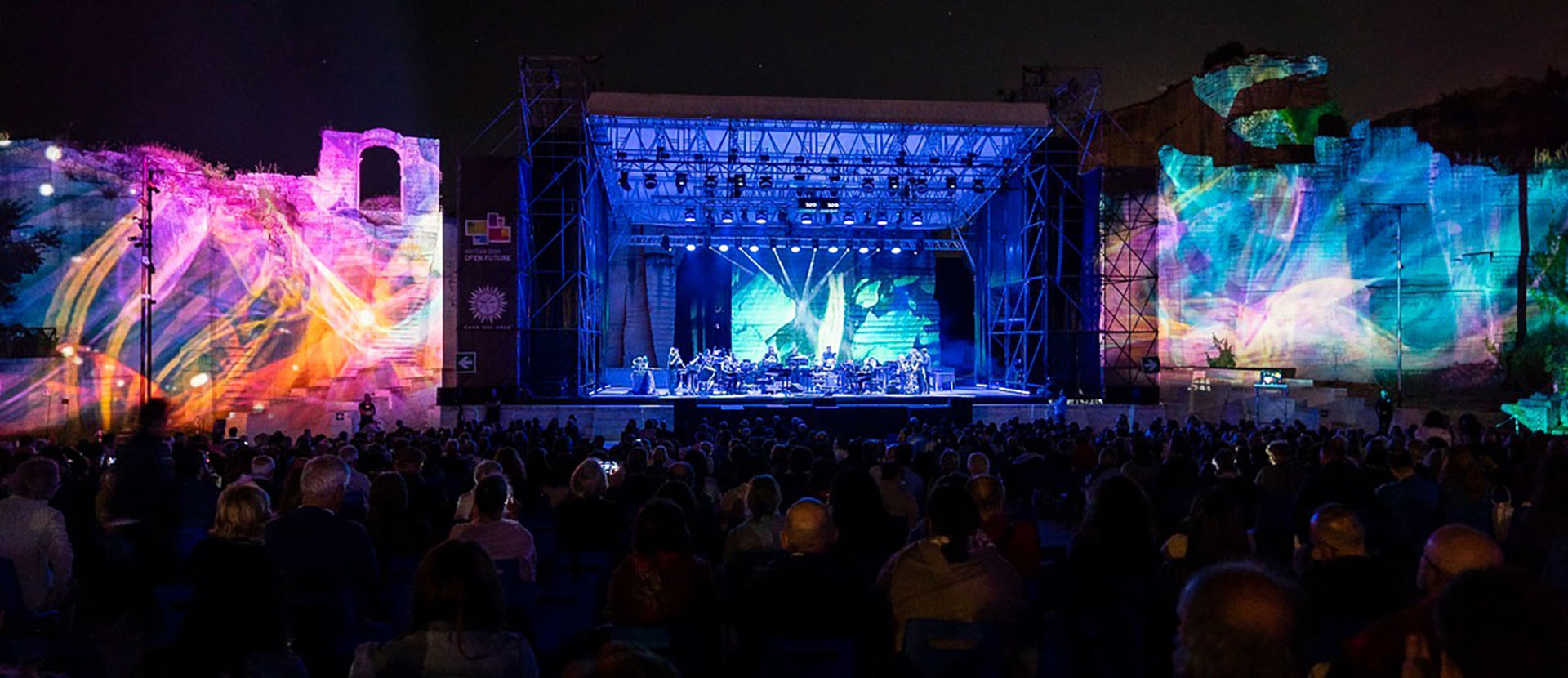 Picture from one of Pete's performances in Matera, Southern Italy