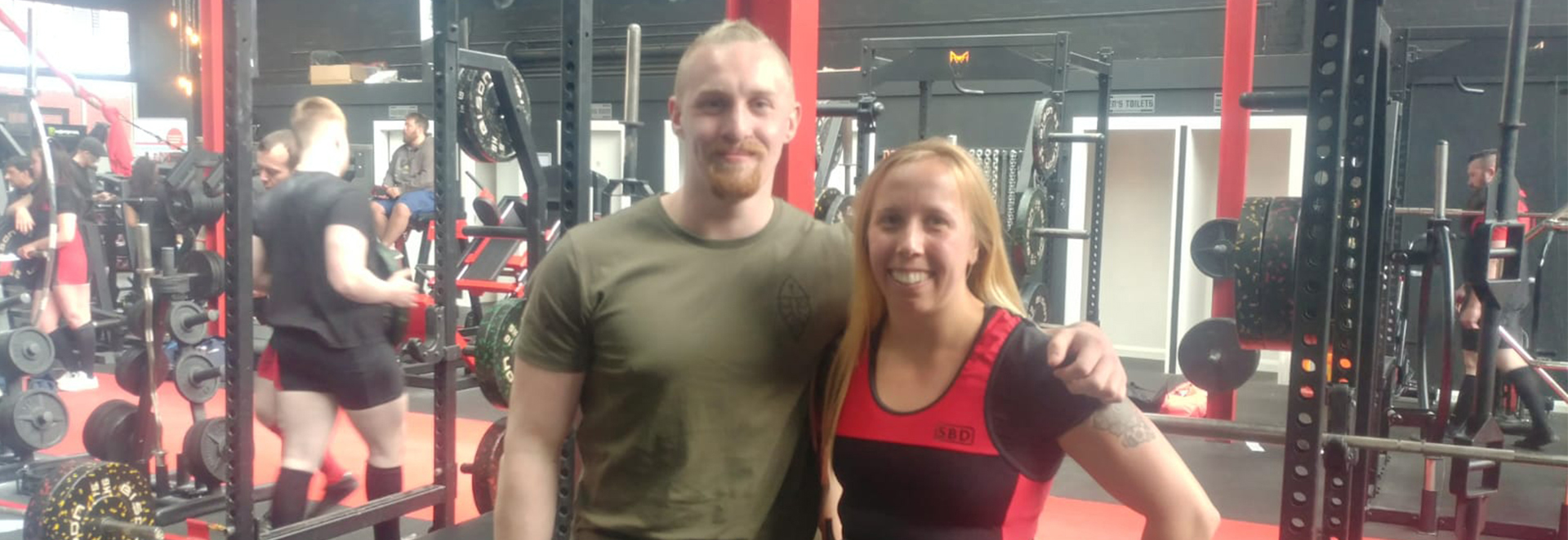 personal training student with his client