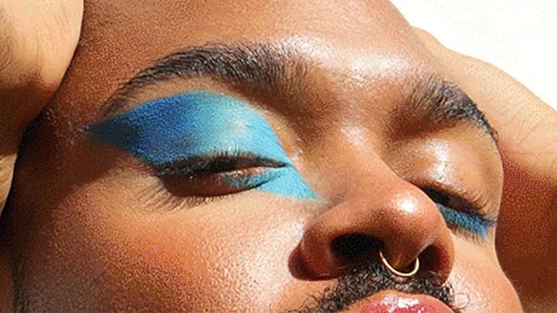 Image of a model for a magazine