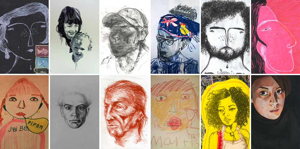 A collection of portraits from the People's Portrait project