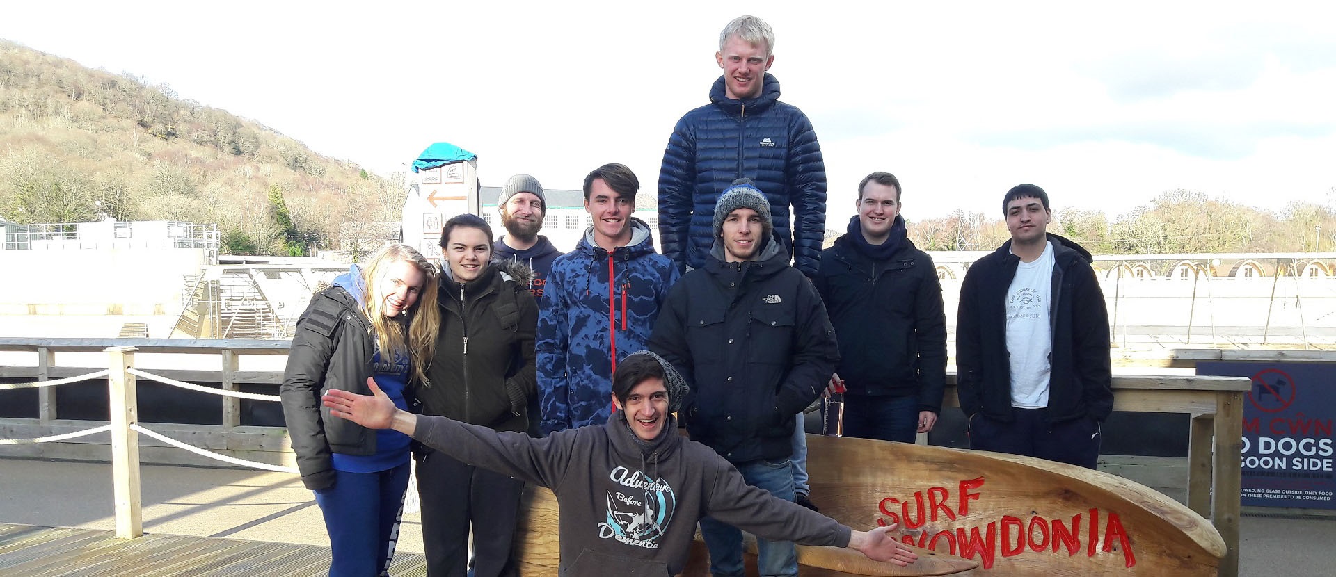 Solent Adventure Management students in Snowdonia