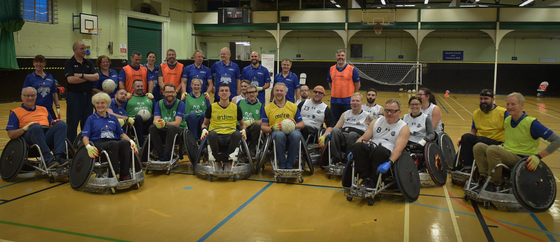The Everest challengers with Team Solent Sharks