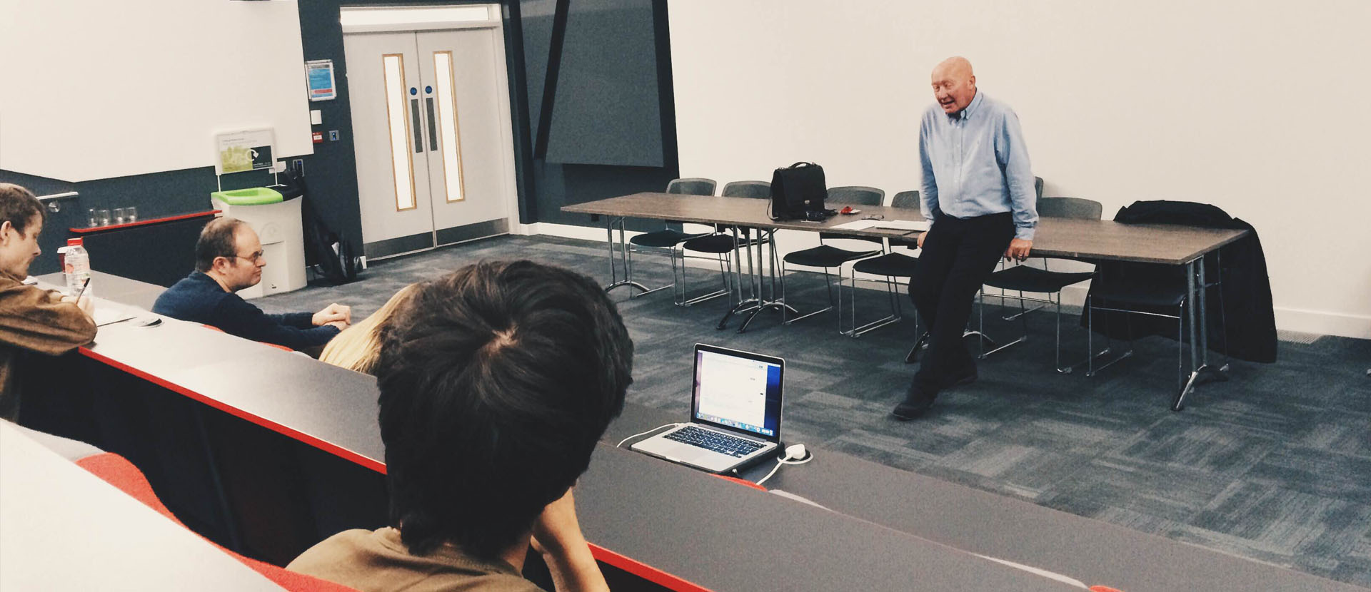 Steve Cheney during his guest lecture