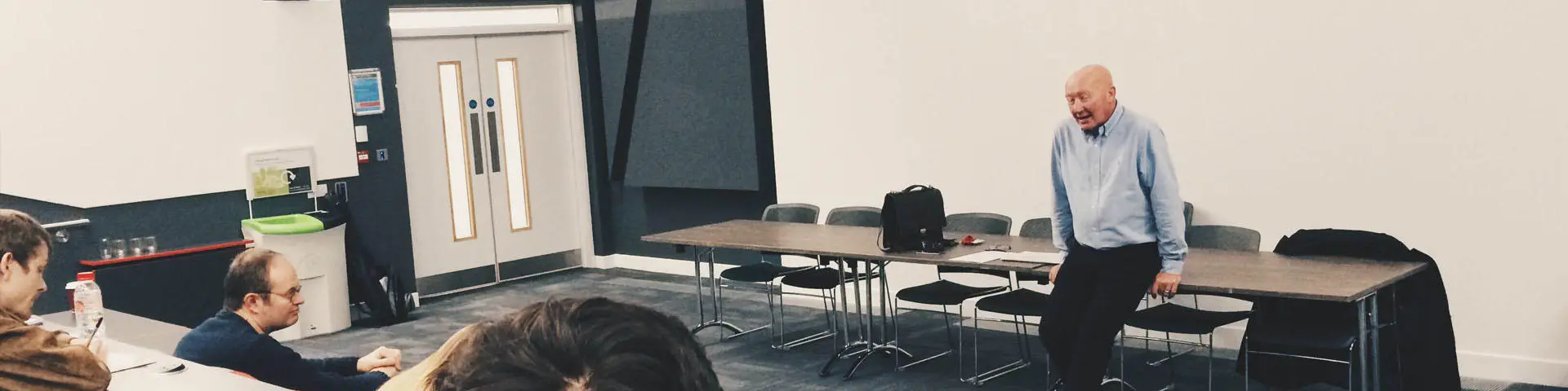 Steve Cheney during his guest lecture