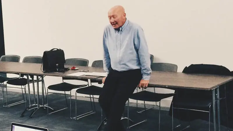 Steve Cheney during his guest lecture