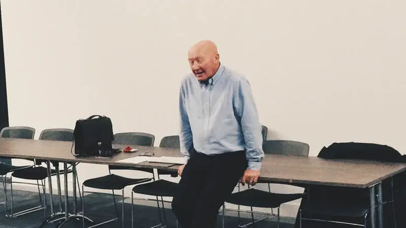 Steve Cheney during his guest lecture