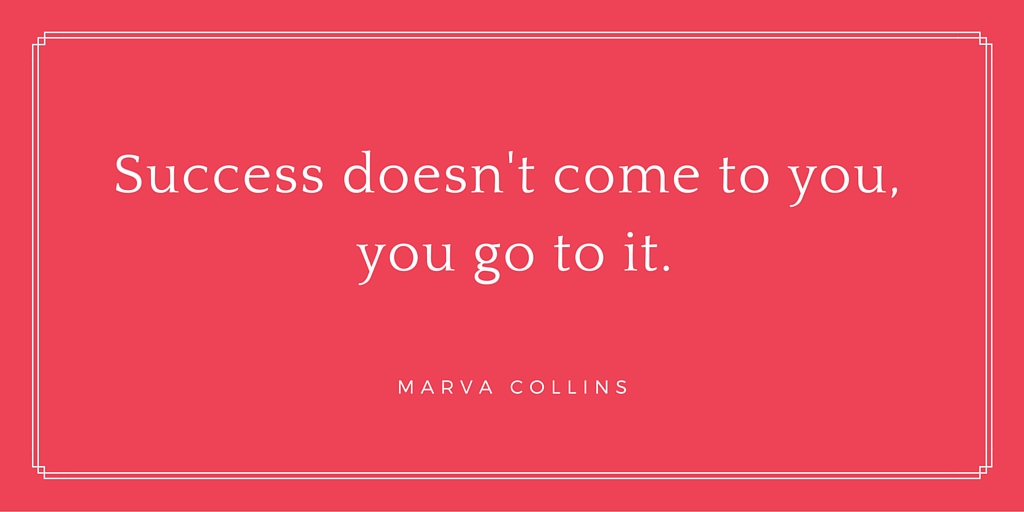 Success quote by Marva Collins