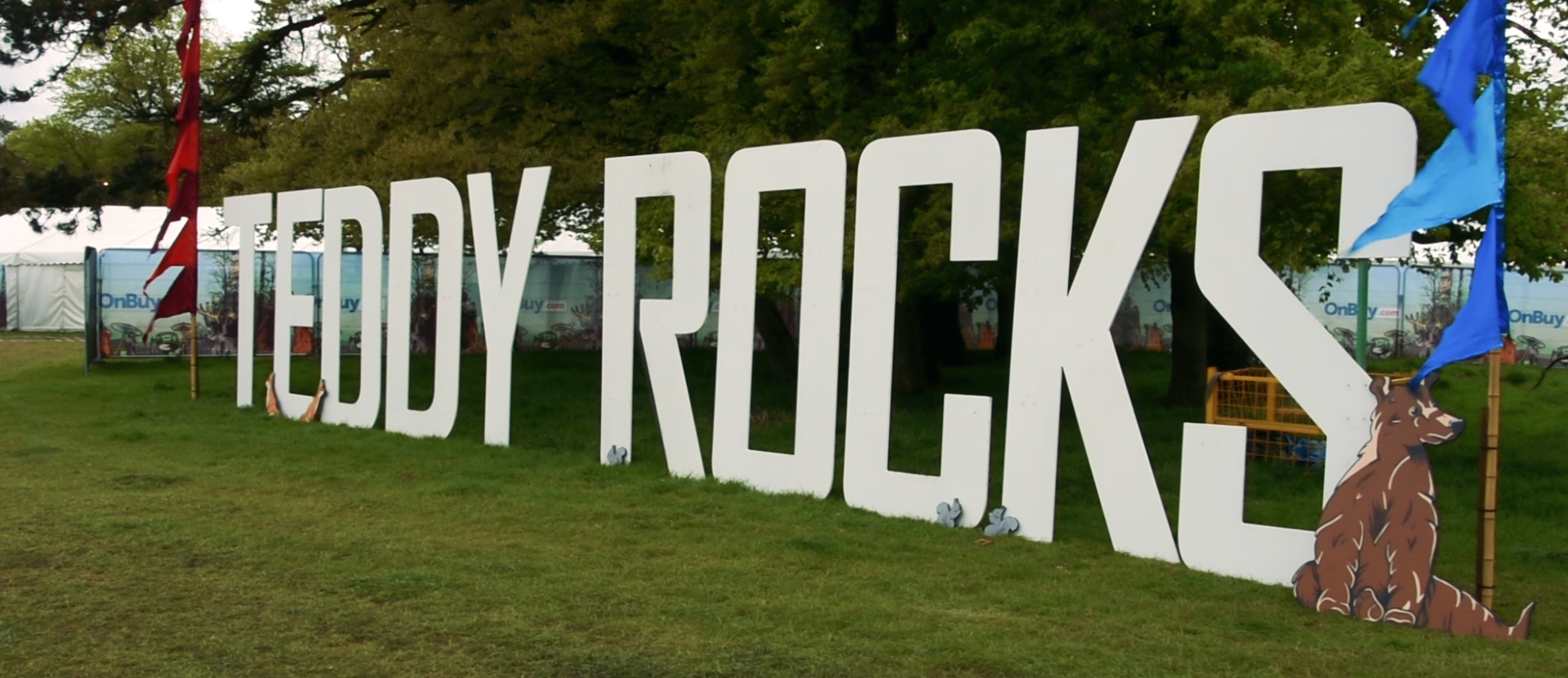 Picture of Teddy Rocks festival signage