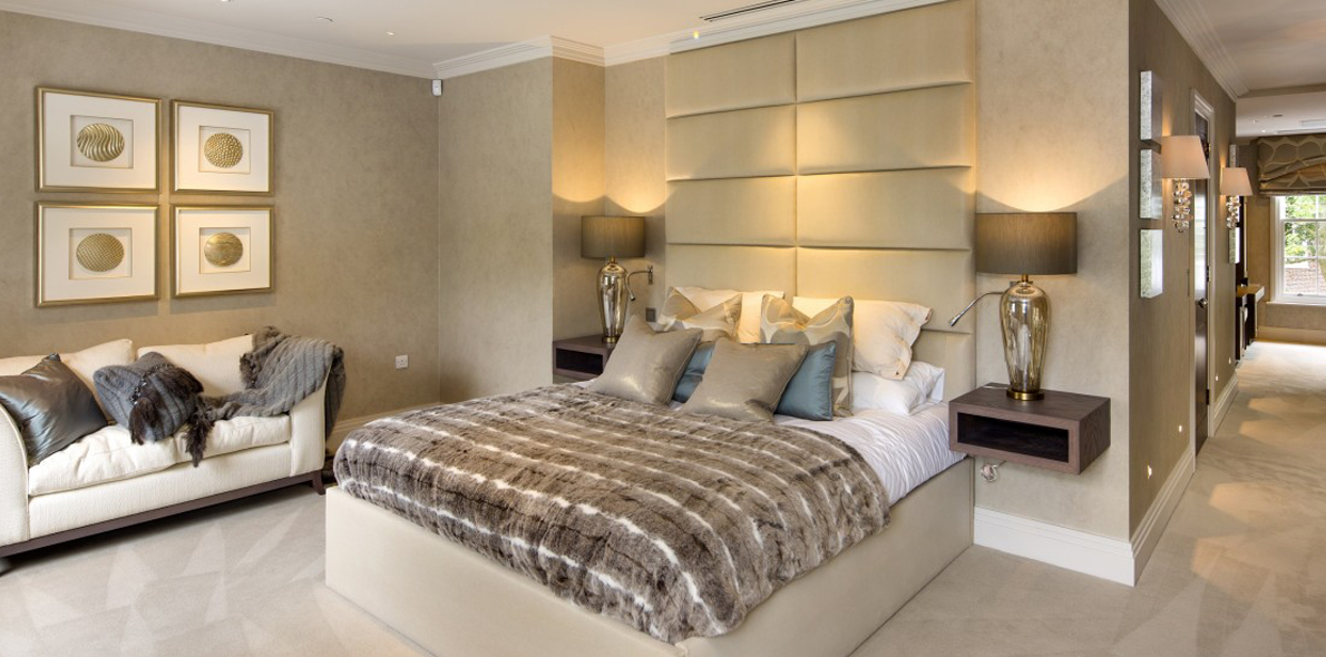 Yolanda Craig's design for a bedroom in a townhouse