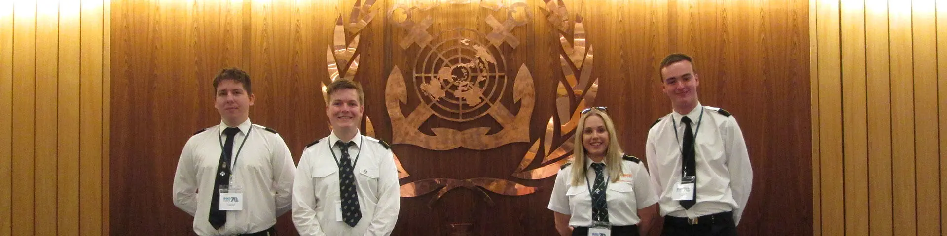 Warsash cadets at the IMO