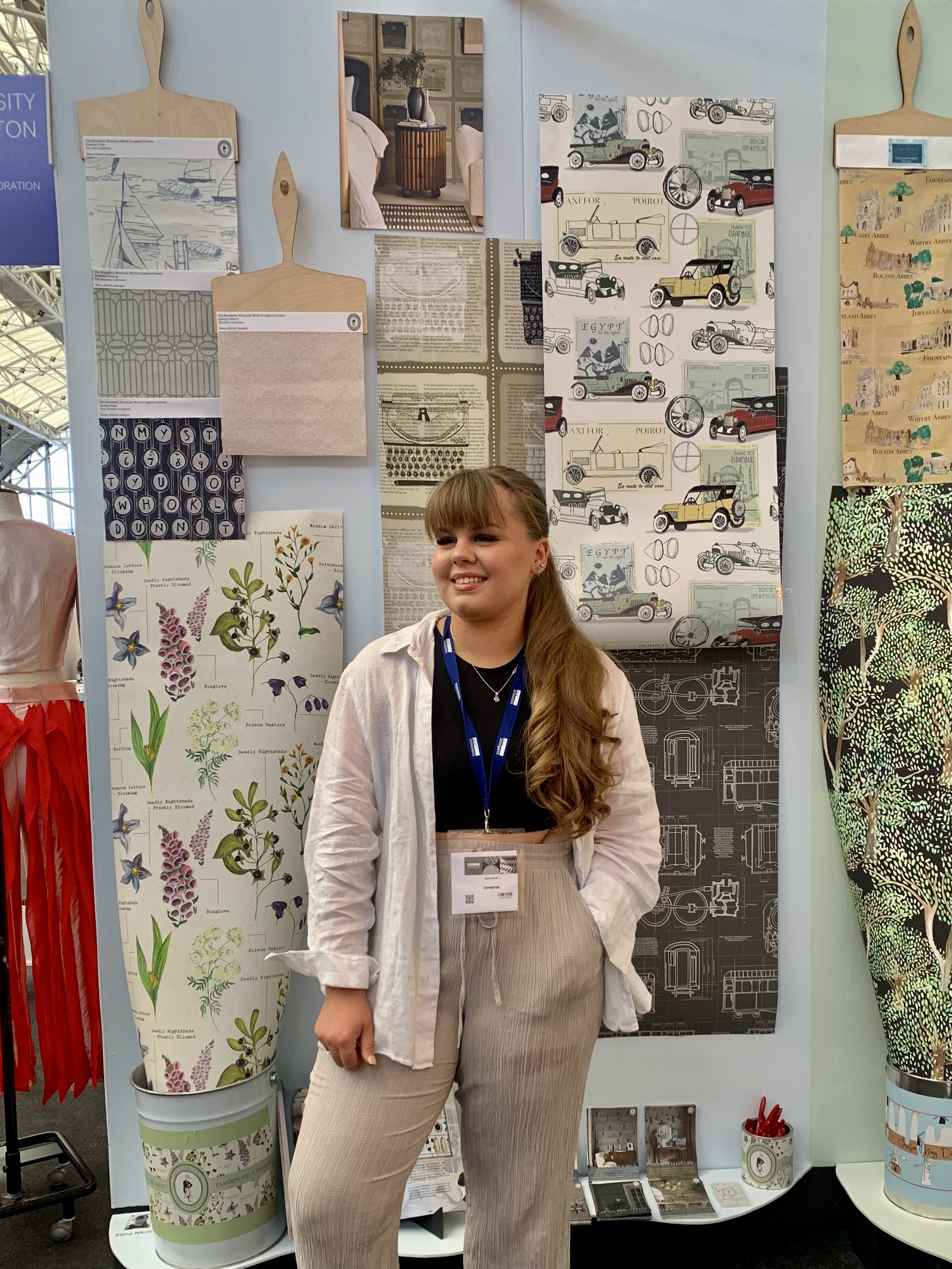 Picture shows Elena at New Designers