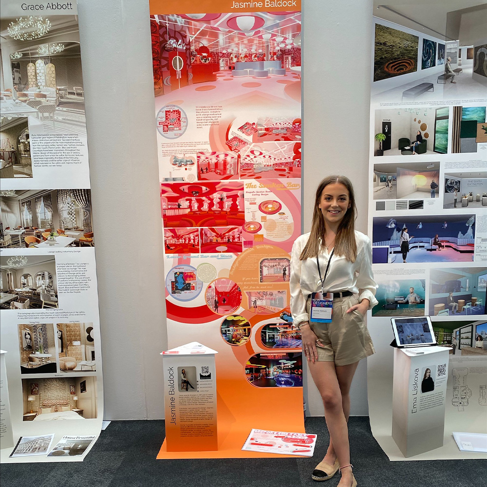 Picture of Jasmine at New Designers