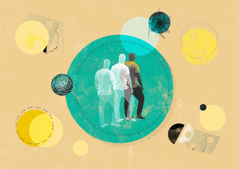 Art work by Nate Kitch for 'Putting Parkinson’s In The Picture'.